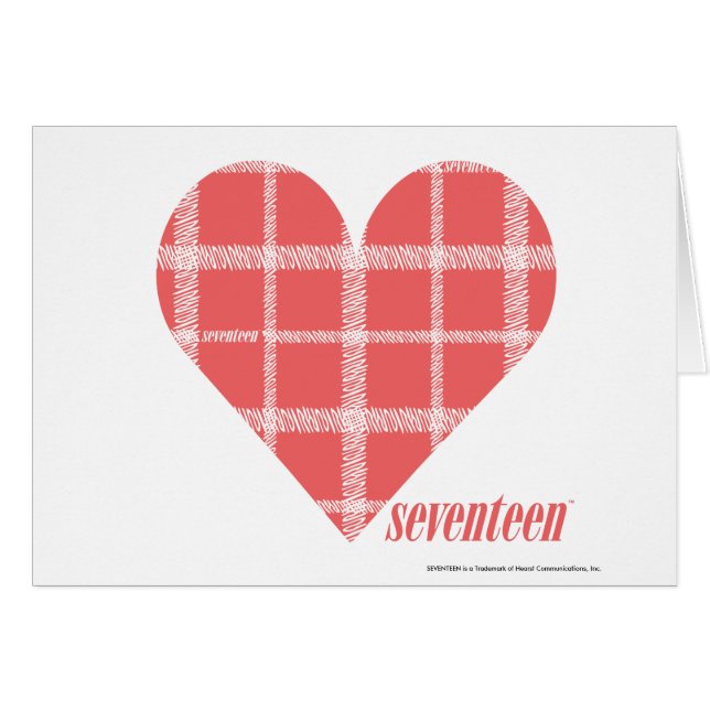 Kariertes Rosa 4 (Vorderseite (Horizontal))