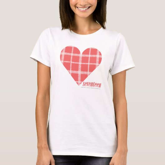 Kariertes Rosa 4 T-Shirt (Vorderseite)