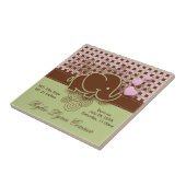 Kariertes rosa Brown Grün des Fliese (Seite)