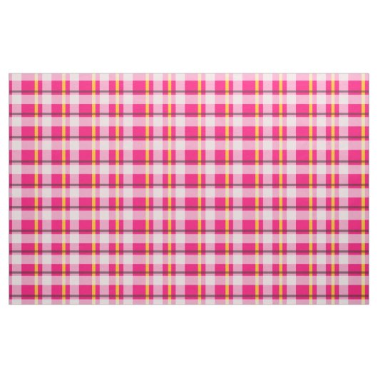Kariertes rosa Design Stoff (Yard (91,4 cm))
