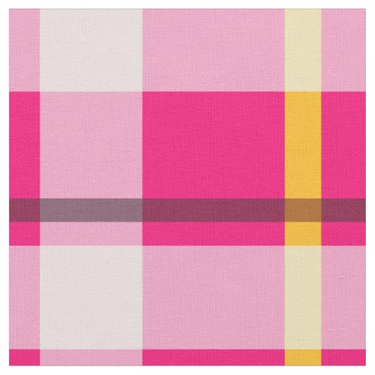 Kariertes rosa Design Stoff (Nahaufnahme)