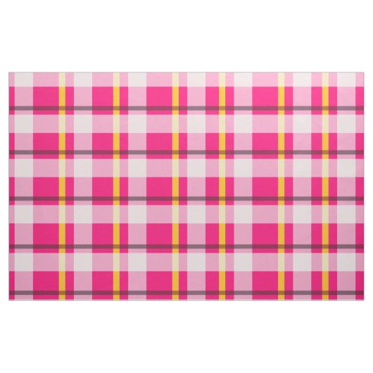 Kariertes rosa Design Stoff (Fat Quarter (45,7 x 55,9 cm))