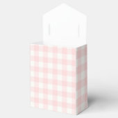 Kariertes rosa Karo Plaid Geschenkschachtel (Geöffnet)