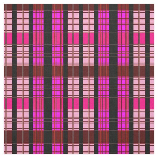 Kariertes rosa und rotes Muster Stoff (Muster)