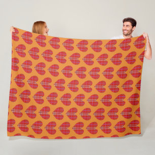 Kariertes Rotes Flanell Fleecedecke
