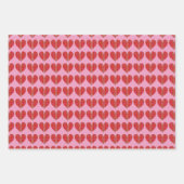 Kariertes Rotes Flanell Geschenkpapier Set (Vorderseite 3)