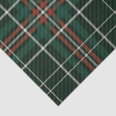 Kariertes rotes grünes, schlichtes Muster Seidenpapier (Ausschnitt)