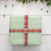 Kariertes rotes Muster Einfach Satinband