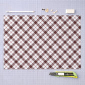 Kariertes rotes Muster Seidenpapier (Handwerk)