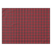 Kariertes rotes Tartan-Muster Tischdecke (Vorderseite (Horizontal))