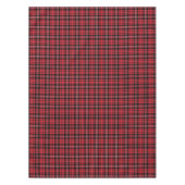 Kariertes rotes Tartan-Muster Tischdecke (Vorderseite)
