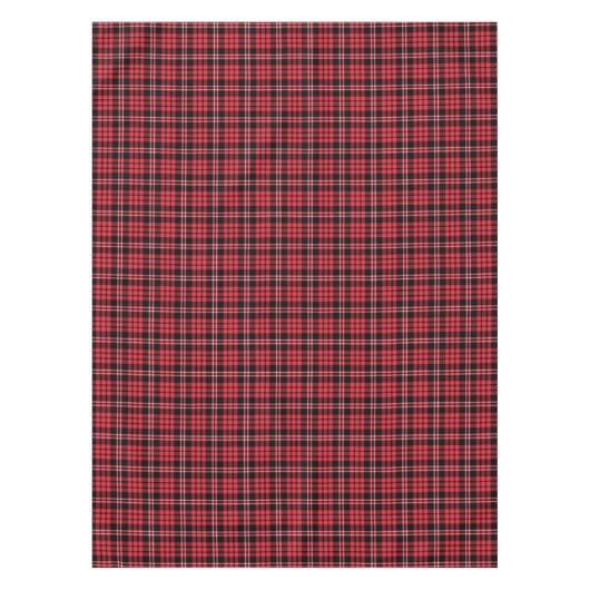 Kariertes rotes Tartan-Muster Tischdecke (Vorderseite)