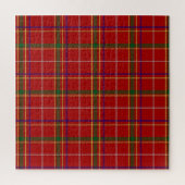 Kariertes Rotes Tartan Puzzle (Vertikal)