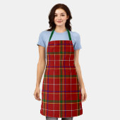 Kariertes Rotes Tartan Schürze (Getragen)