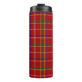 Kariertes Rotes Tartan Thermosbecher (Vorderseite)