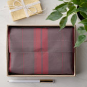 Kariertes rotes traditionelles Tartan Modern Colle Seidenpapier (Geschenk)