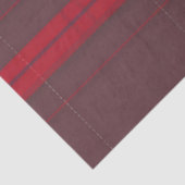 Kariertes rotes traditionelles Tartan Modern Colle Seidenpapier (Ausschnitt)
