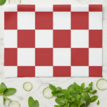 Kariertes Rotes und weiß Handtuch<br><div class="desc">Cooles klassisches rotes und weißes checkered Muster wird von den Reihen der wechselnden weißen und roten Quadrate gemacht. Fühlen Sie sich frei, das Produkt besonders anzufertigen, um es Ihre Selbst zu machen. Digital geschaffen Bild des Pixels 9000 x 6000. Copyright ©2013 Claire E. Skinner, alle Rechte vorbehalten. Um diesen Entwurf...</div>