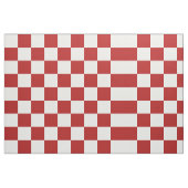 Kariertes rotes und weißes geometrisches Gewebe Stoff (Fat Quarter (45,7 x 55,9 cm))
