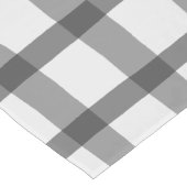 Kariertes Rustikales Bauernhaus Großer Tischläufer (Ecke)