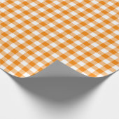 Kariertes Schleifpapier für Orangen und Weißer Kar Geschenkpapier (Ecke)