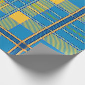 kariertes Schottenpapier Geschenkpapier (Ecke)