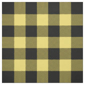 Kariertes Schwarz-Gelb-Buffalo-Muster | Lumberjack Stoff (Muster)