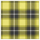Kariertes Schwarz-Gelb-Tartan-Muster Stoff (Muster)
