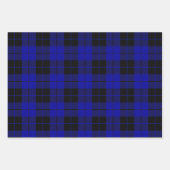 Kariertes Schwarz-Rot-Muster, Grün-Blau-Muster Geschenkpapier Set (Vorderseite 3)