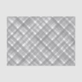 Kariertes Schwarz-Weiß-Muster Seidenpapier (Vorderseite)