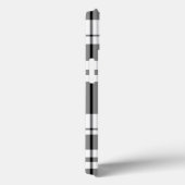 Kariertes Schwarzweißmuster Case-Mate iPhone Hülle (Rückseite / Rechts)