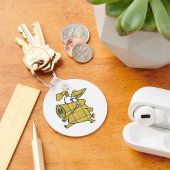 Kariertes Schwein Schlüsselanhänger