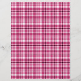 Kariertes Scrapbook, rosa
