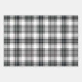 Kariertes Set für schwarz-graue Streifenpapiere Geschenkpapier Set (Vorderseite 3)