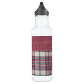Kariertes Shirt Edelstahlflasche (Rechts)