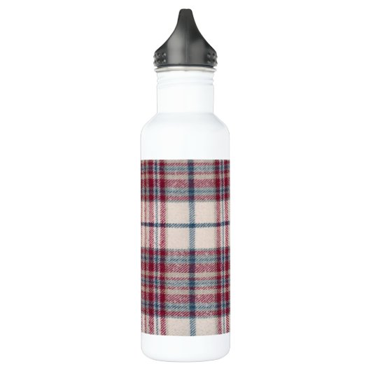 Kariertes Shirt Edelstahlflasche (Links)