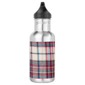 Kariertes Shirt Edelstahlflasche (Rechts)