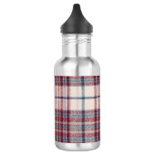 Kariertes Shirt Edelstahlflasche (Links)