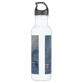 Kariertes Shirt Edelstahlflasche (Rückseite)