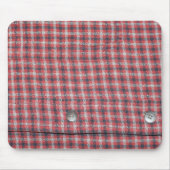 Kariertes Shirt Mousepad (Vorne)