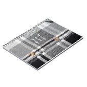 Kariertes Shirt Notizblock (Linke Seite)