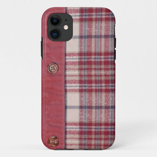 Kariertes Shirt / Shirt Case-Mate iPhone Hülle (Rückseite)