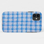 Kariertes Stoffmuster Case-Mate iPhone Hülle (Rückseite (Horizontal))
