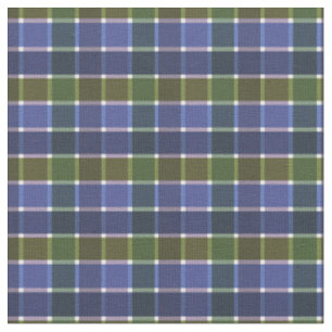 Kariertes Tartan Blau Grün Retro-Farben Vin Stoff