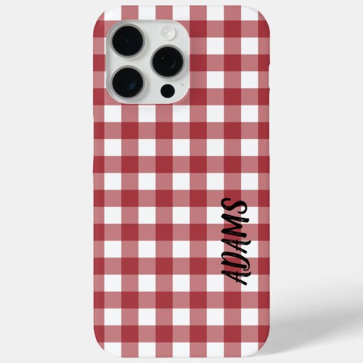 Kariertes Tartan Case-Mate iPhone Hülle (Rückseite)