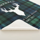 Kariertes Tartan Clan Campbell Familie Name Lake H Sherpadecke (3/4)