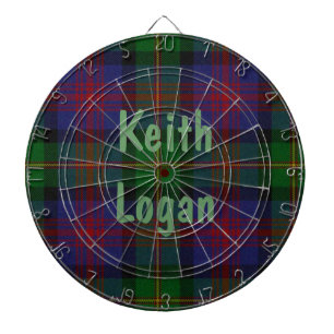 Kariertes Tartan Dart Board Dartscheibe