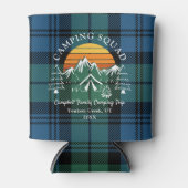 Kariertes Tartan Family Camping Squad Campbell Ret Dosenkühler (Vorderseite)
