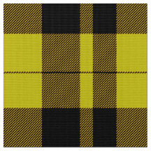 Kariertes Tartan-Gelb- und Schwarz-Stoff