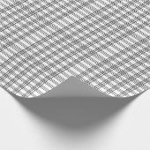 Kariertes Tartan Geschenkpapier (Ecke)